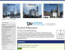 Tablet Screenshot of pfarrverband.com